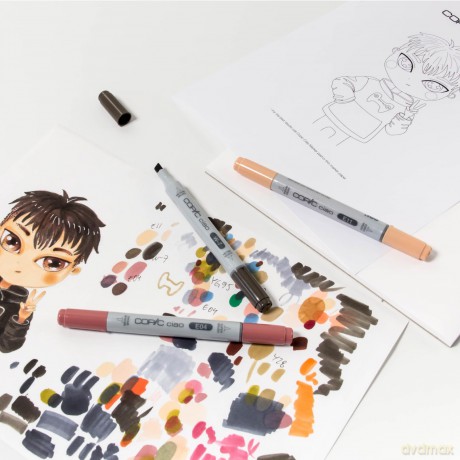 Copicâž: COPIC Ciao Warm Palette Layoutmarker-Se