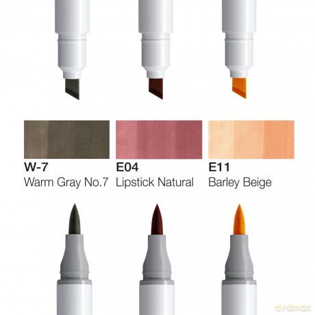 Copicâž: COPIC Ciao Warm Palette Layoutmarker-Se
