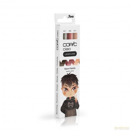 Copicâž: COPIC Ciao Warm Palette Layoutmarker-Se