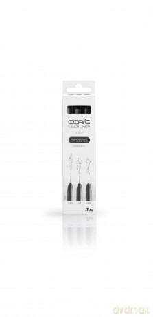 Copicâž: COPIC Multiliner Fineliner schwarz 0.05