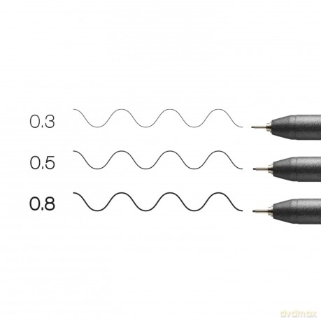 Copicâž: COPIC Multiliner Fineliner schwarz 0.3