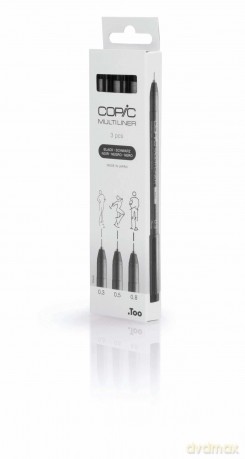 Copicâž: COPIC Multiliner Fineliner schwarz 0.3