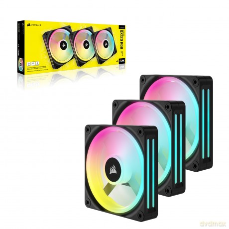 CORSAIR Lźfter 120*120*25 QX120 RGB LED