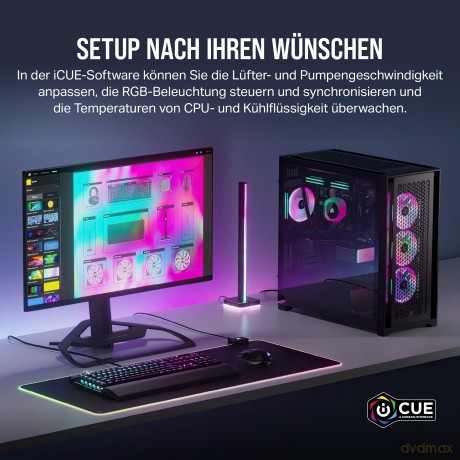 CORSAIR Lźfter 120*120*25 QX120 RGB LED