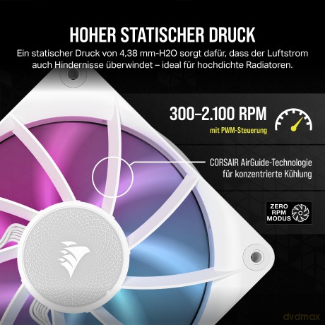 CORSAIR Lźfter 120*120*25 RX120 RGB iCUE