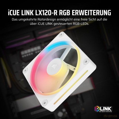 CORSAIR Lźfter 12012025 LX120-R RGB iCUE
