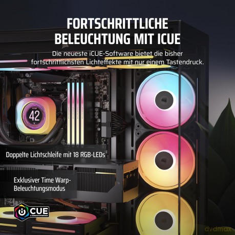 CORSAIR Lźfter 12012025 LX120-R RGB iCUE
