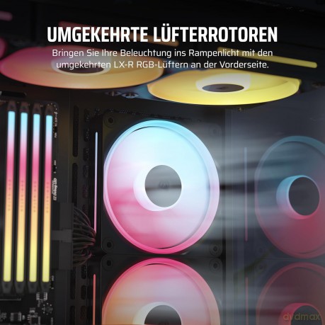 CORSAIR Lźfter 12012025 LX120-R RGB iCUE