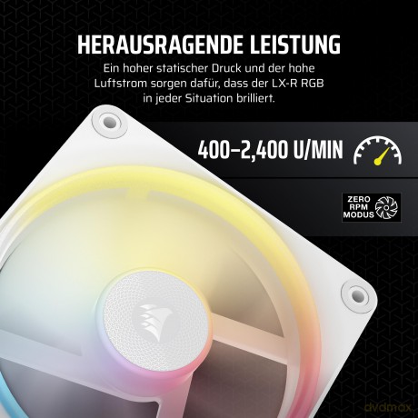 CORSAIR Lźfter 12012025 LX120-R RGB iCUE