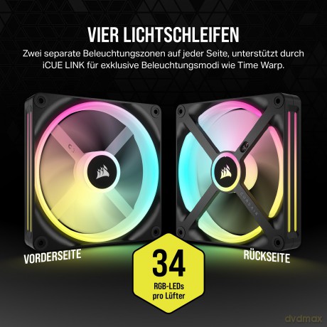 CORSAIR Lźfter 140*140*25 QX140 RGB LED