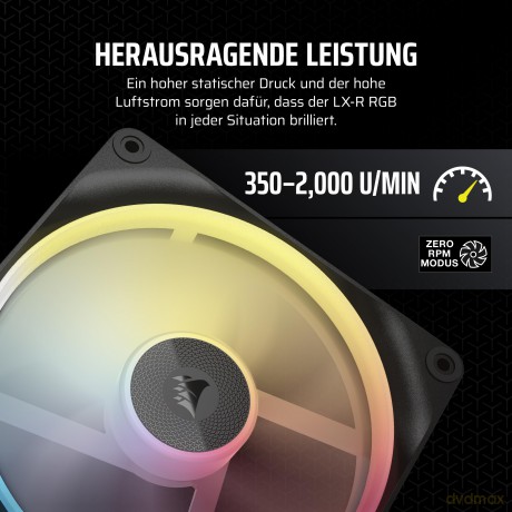 CORSAIR Lźfter 14014025 LX140-R RGB iCUE