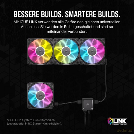 CORSAIR Lźfter 14014025 RX140 RGB iCUE L