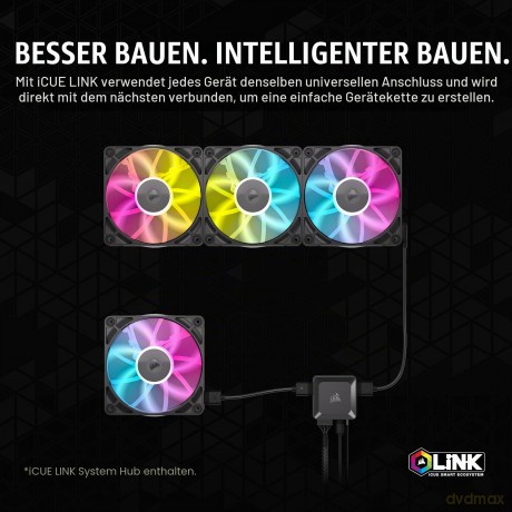 CORSAIR Lźfter 14014025 RX140 RGB iCUE L