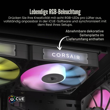 CORSAIR Lźfter 14014025 RX140 RGB iCUE L
