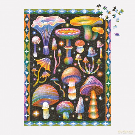 Cosmic Mushrooms 1000 Piece Puzzle [KSIĄŻKA]
