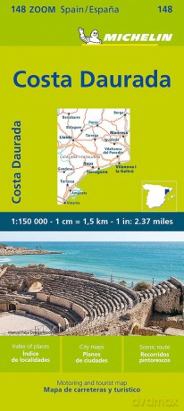 Costa Daurada Zoom Map 148 [KSIĄŻKA]