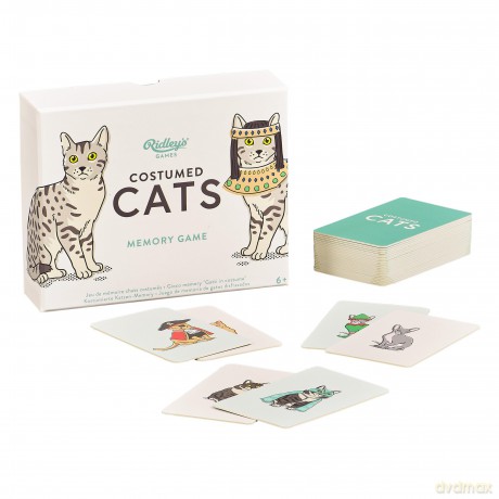 Costumed Cats Memory Game [KSIĄŻKA]
