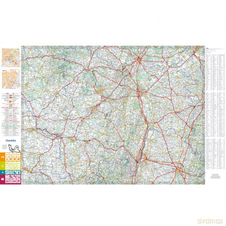 CotedOr SaoneetLoire Michelin Local Map 320 [KSIĄŻKA]