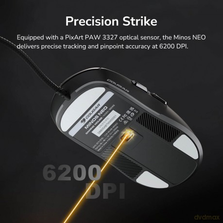 COUGAR Gaming Maus Minos Neo, Kabelgebun