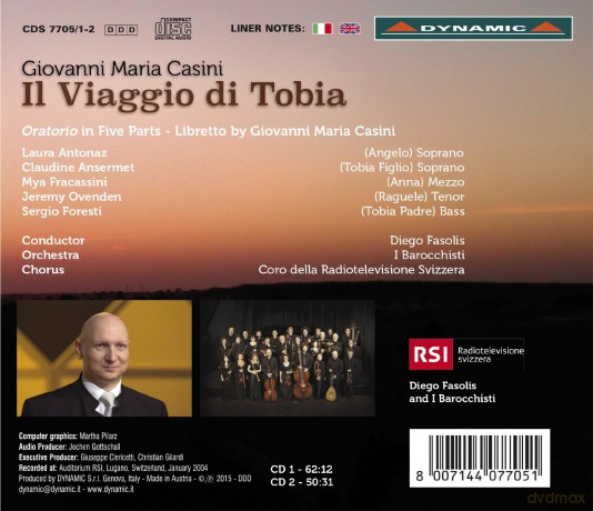 Casini:Il Vaggio Di Tobia [2CD]