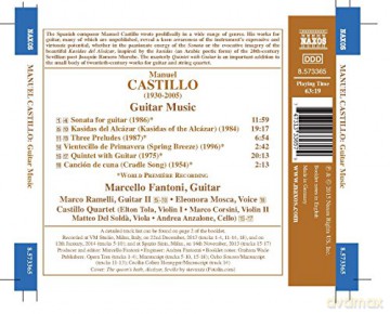 Marcello Fantoni: Castilo:Guitar Music [CD]