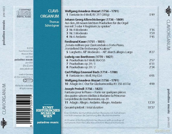 Thomas Schmögner: Claviorganum [CD]