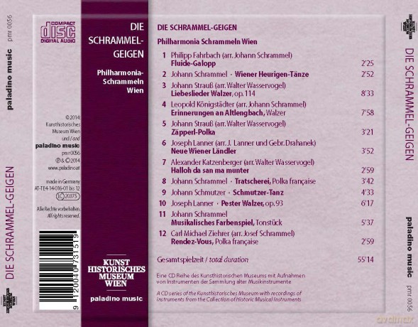 Philharmonia Schrammeln Wien: Die Schrammel-Geigen [CD]