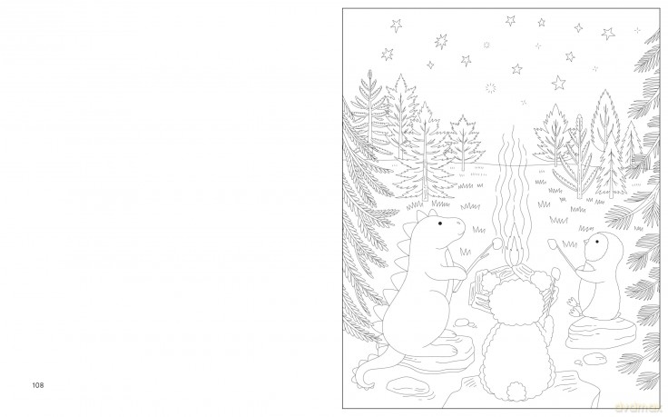 Cozy Critters Coloring Book [KSIĄŻKA]