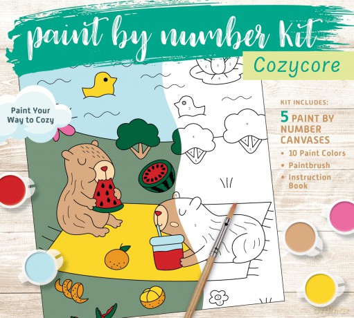 Cozycore Paint by Number Kit [KSIĄŻKA]