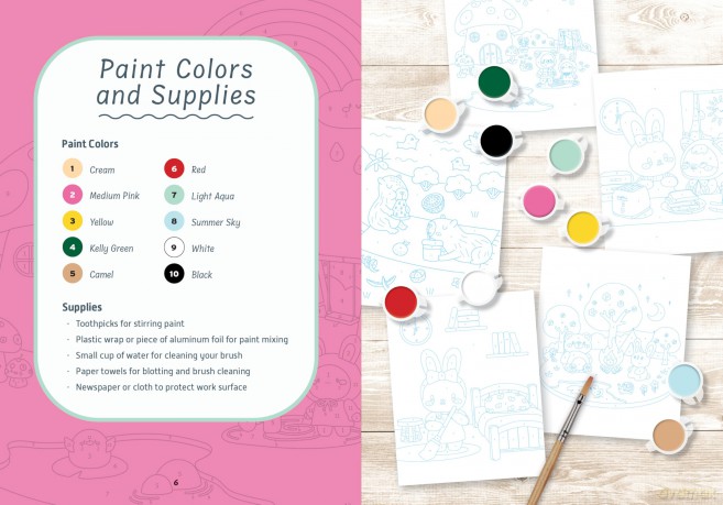 Cozycore Paint by Number Kit [KSIĄŻKA]