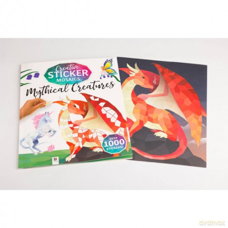 Creative Sticker Mosaics Mythical Creatures [KSIĄŻKA]