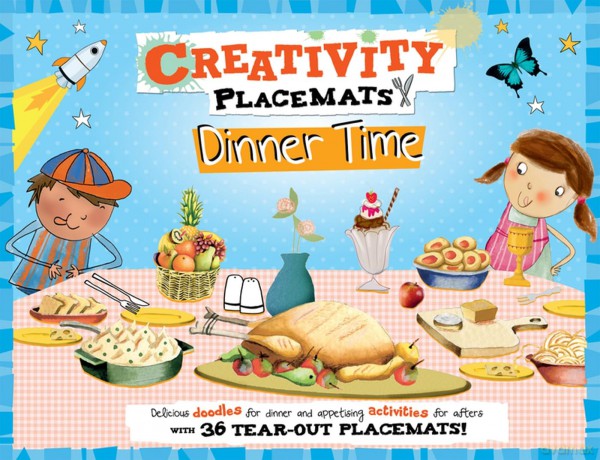 Creativity Placemats Dinner Time [KSIĄŻKA]