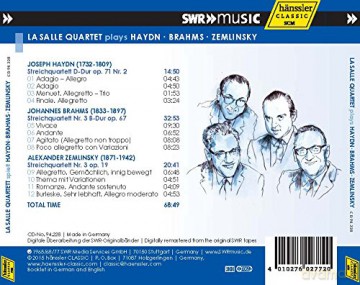 LaSalle Quartet: LaSalle Quartet Plays [CD]