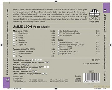 Sarah Cullins: Leon:Vocal Music [CD]