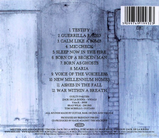 Rage Against The Machine: The Battle Of Los Angeles [CD]