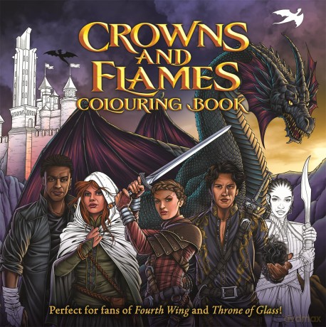 Crowns and Flames Colouring Book [KSIĄŻKA]
