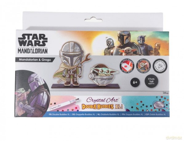 Crystal Art BUDDY XL Mandalorian&Grogu