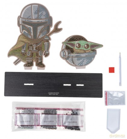 Crystal Art BUDDY XL Mandalorian&Grogu