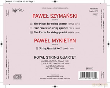 Royal String Quartet: Music For String Quartet [CD]
