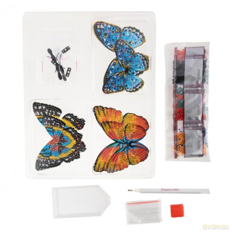 Crystal Art Schmetterlinge 3erPack