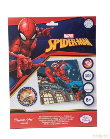 Crystal Card Kit MCU907 Festive Spiderman