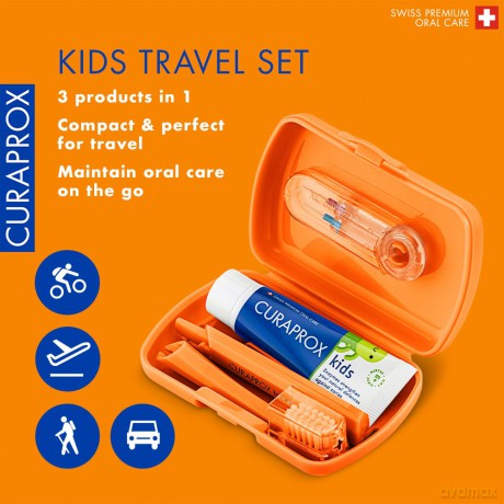 CURAPROX Zahnbźrste KIDS Travel-Set, 1 S