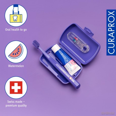 CURAPROX Zahnbźrste KIDS Travel-Set, 1 S