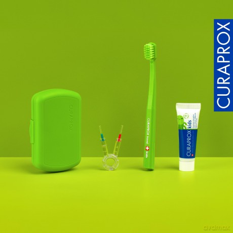 CURAPROX Zahnbźrste KIDS Travel-Set, 1 S