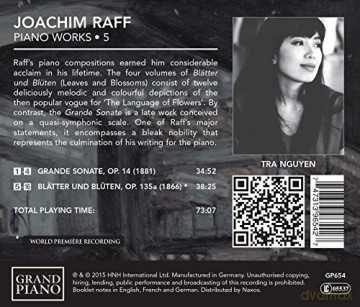 Tra Nguyen: Raff:Piano Music Vol. 5 [CD]