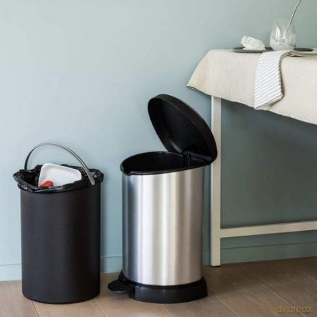 curver DECOBIN Mźlleimer 20,0 l silberme