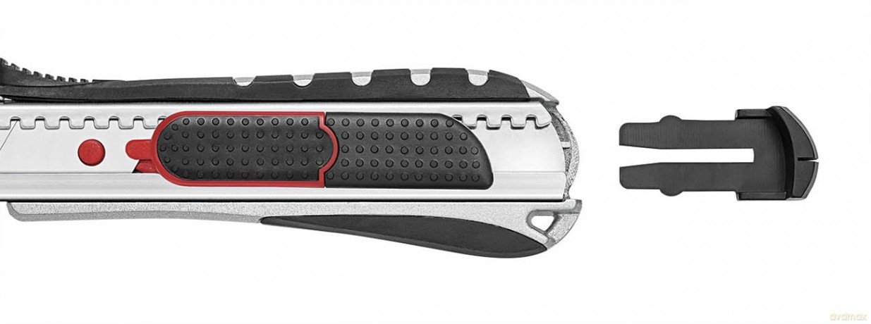 Wedo: Cutter 2in1 18mm schwarz/rot