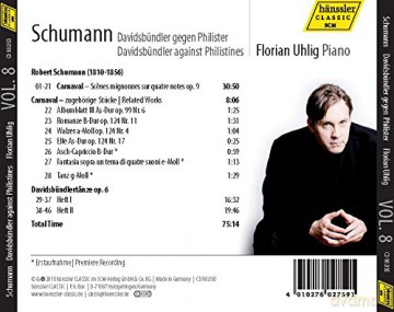 Florian Uhlig: Schumann:Davidsbundler [CD]
