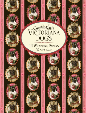 Cynthia Harts Victoriana Dogs 12 Wrapping Papers and Gift Tags [KSIĄŻKA]