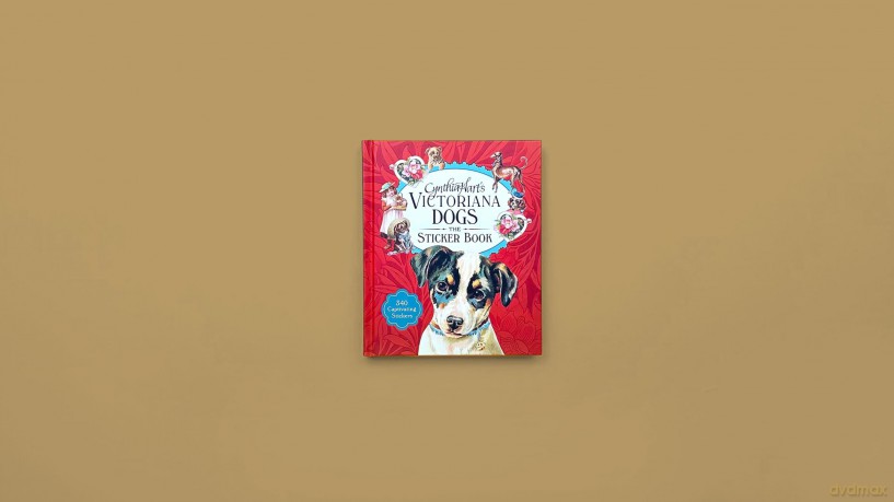Cynthia Harts Victoriana Dogs The Sticker Book [KSIĄŻKA]